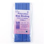 HEMLINE HANGSELL - Bias Binding 12mm x 5m - cobalt